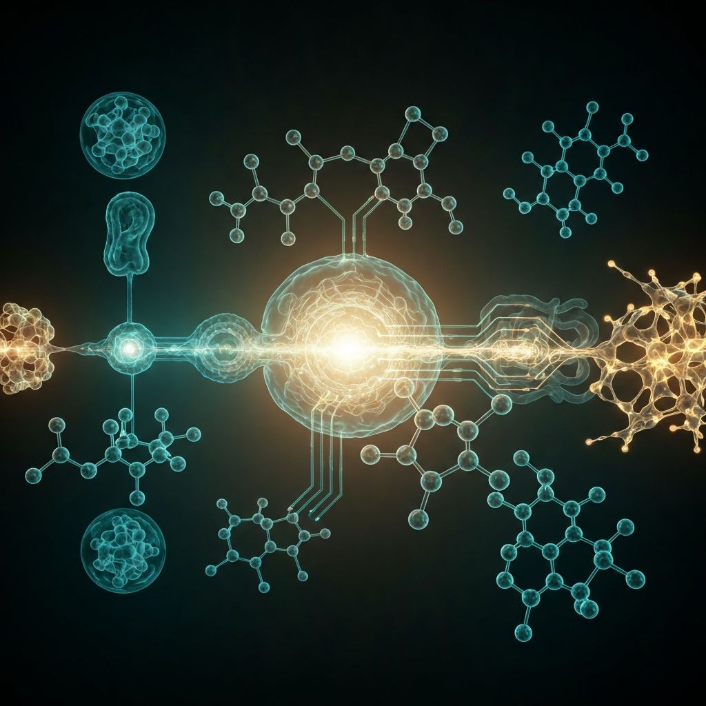 Metabolic processes illustration