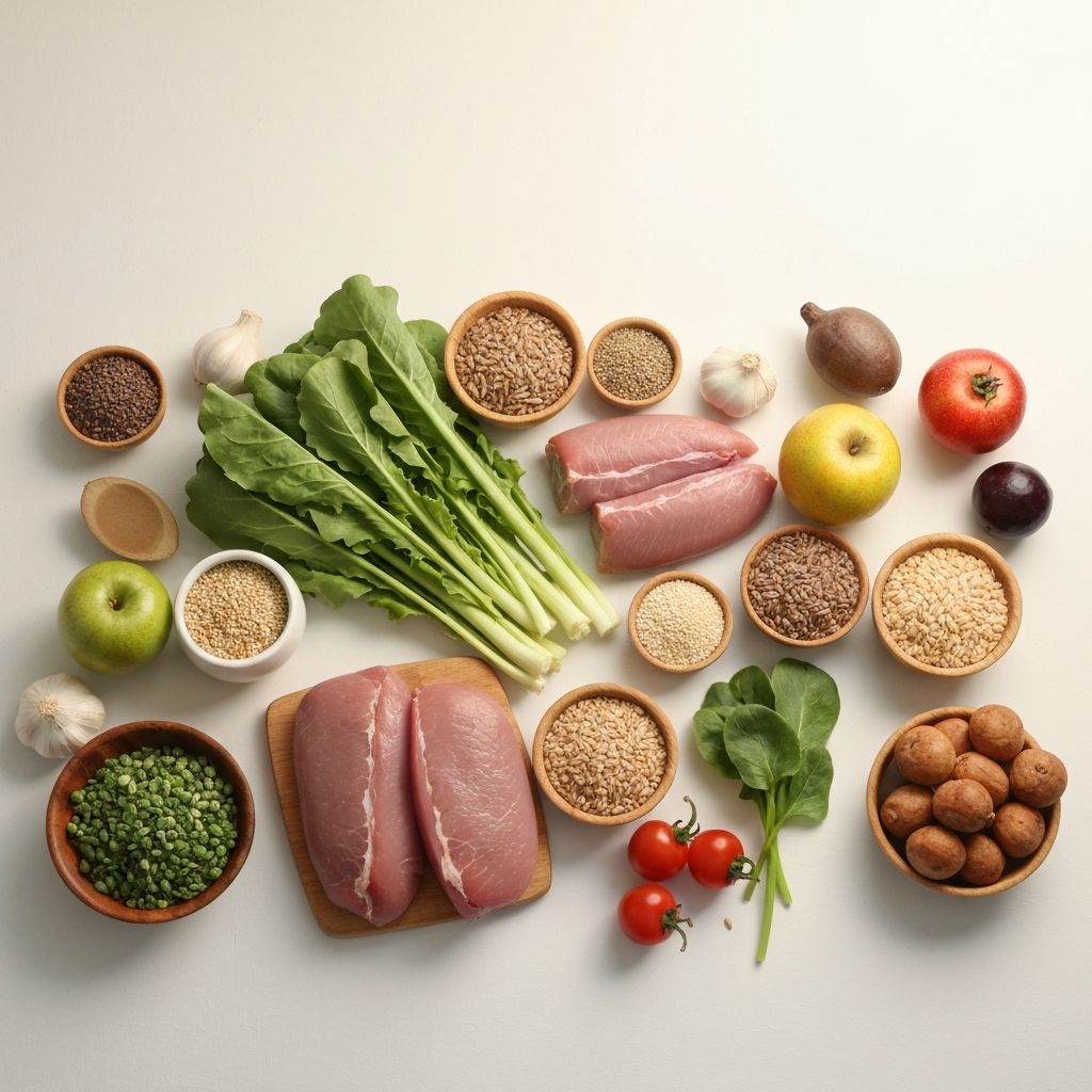 Fresh nutritious foods